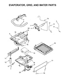 Evaporator, grid, and water parts