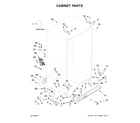 Amana ASI2575GRW02 cabinet parts diagram