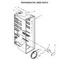 Amana ASI2575GRS02 refrigerator liner parts diagram