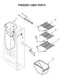 Freezer liner parts
