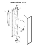Freezer door parts