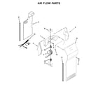 Amana ASI2575GRW02 air flow parts diagram