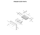 Maytag MFI2570FEZ08 freezer door parts diagram