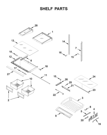 Shelf parts