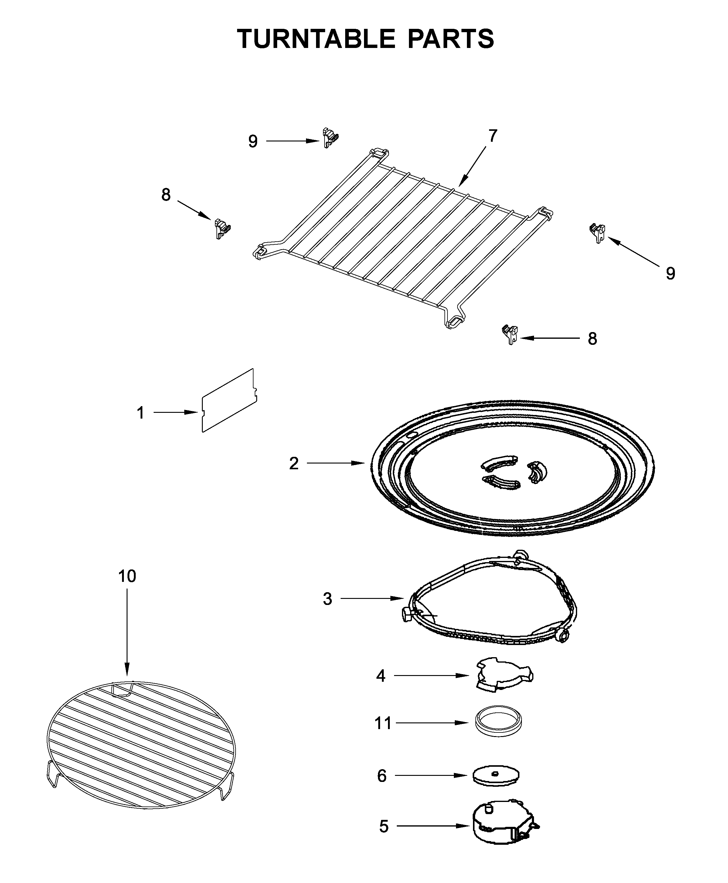 TURNTABLE PARTS