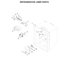 Maytag MFF2258FEZ04 refrigerator liner parts diagram