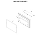 Maytag MFF2258FEZ04 freezer door parts diagram