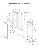 Refrigerator door parts