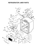 Refrigerator liner parts