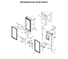 KitchenAid KRMF706ESS02 refrigerator door parts diagram