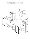 Refrigerator door parts