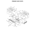 KitchenAid KRMF706ESS02 freezer door parts diagram