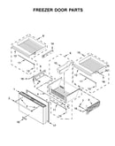 Freezer door parts