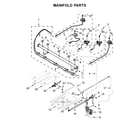 Whirlpool WFG550S0HZ1 manifold parts diagram