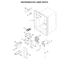 Whirlpool WRF555SDFZ11 refrigerator liner parts diagram