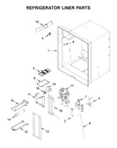 Refrigerator liner parts