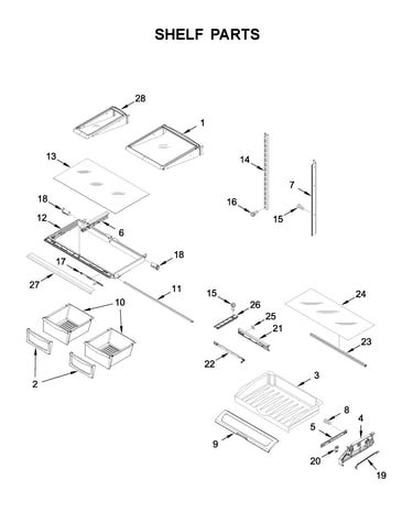 Shelf parts