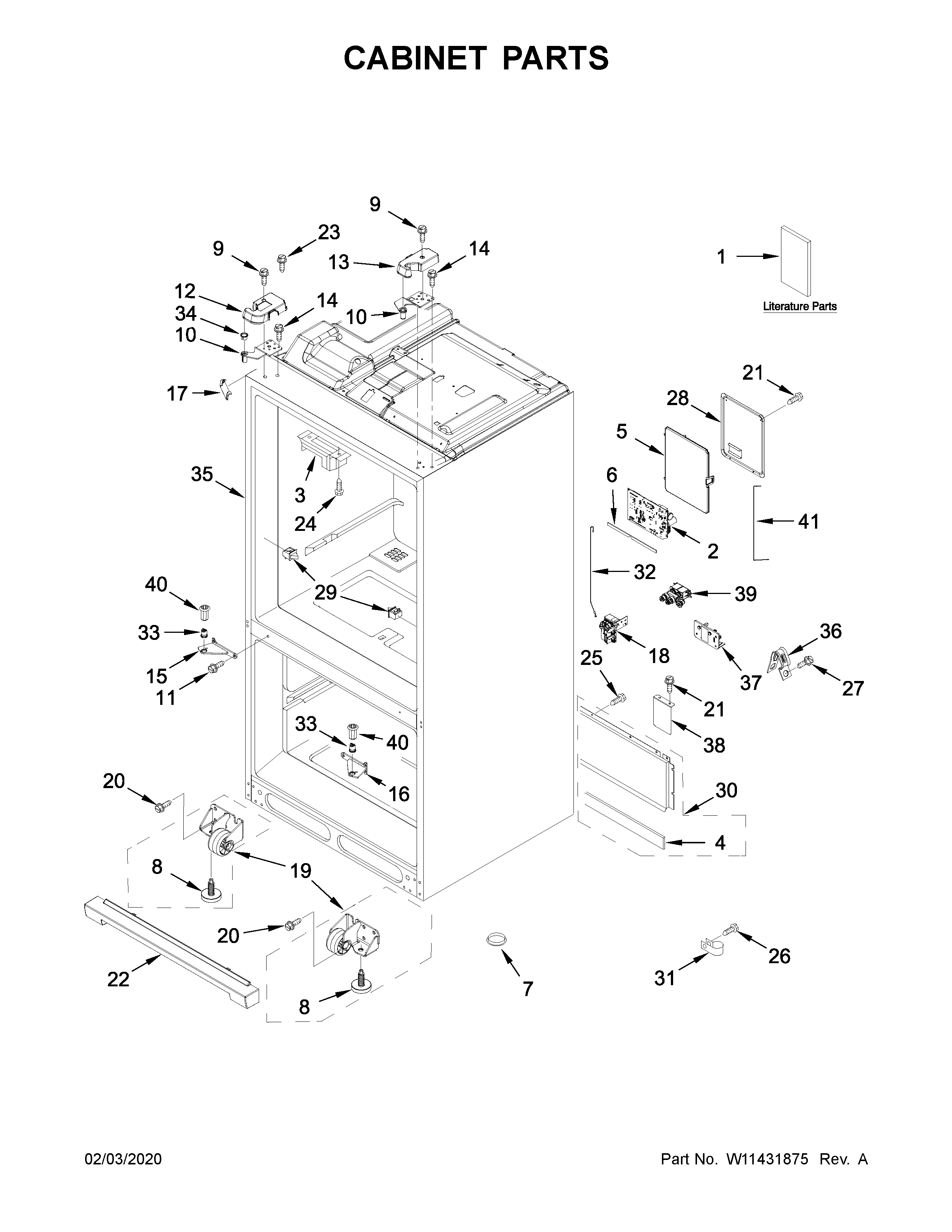 CABINET PARTS