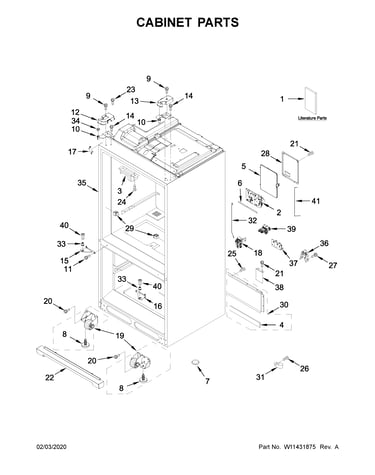 Cabinet parts