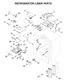Refrigerator liner parts