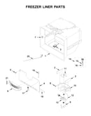 Freezer liner parts