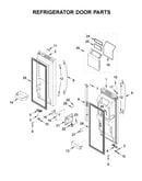 Refrigerator door parts