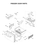 Freezer door parts