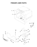 Freezer liner parts