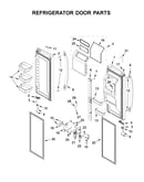 Refrigerator door parts