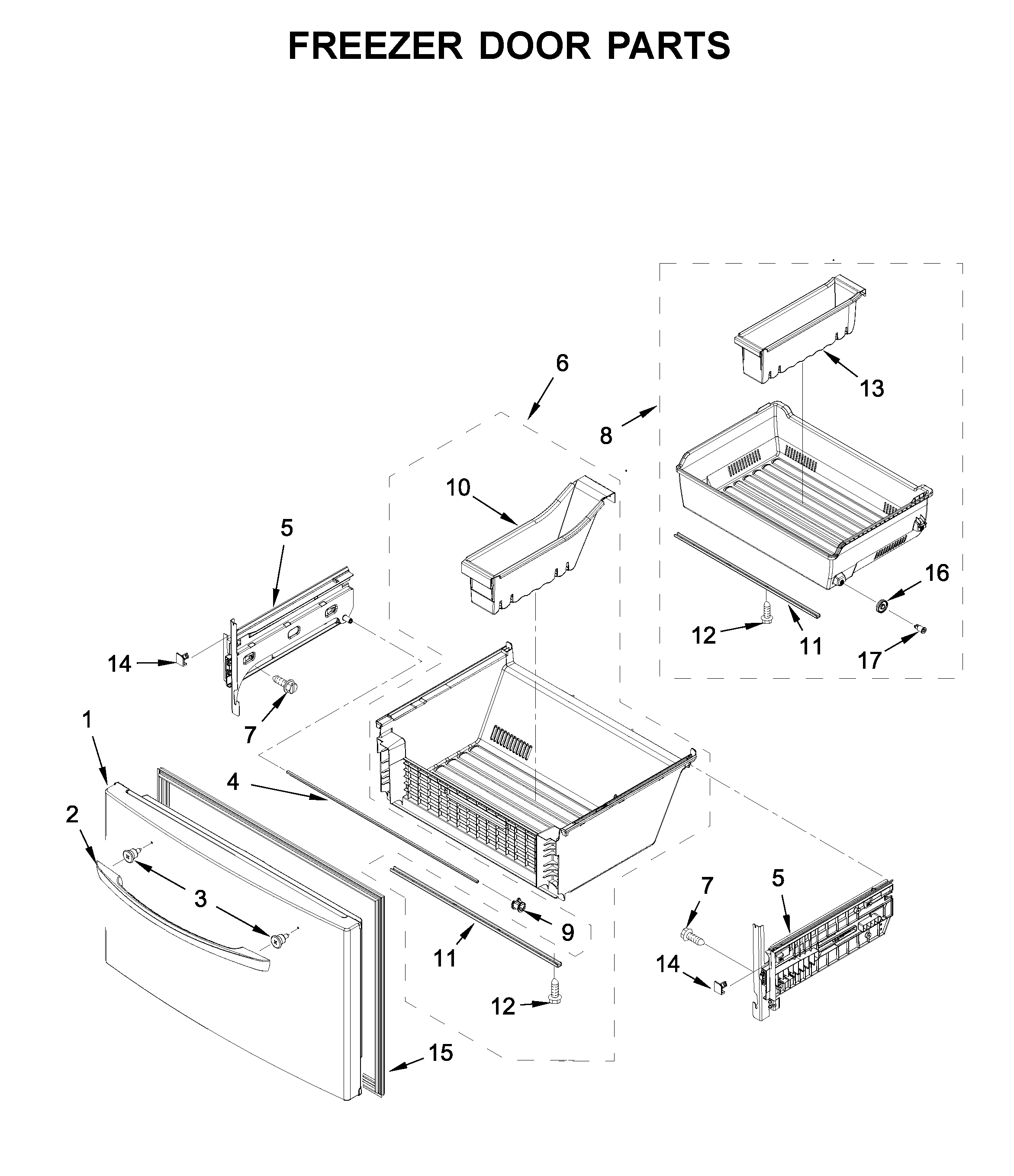 FREEZER DOOR PARTS