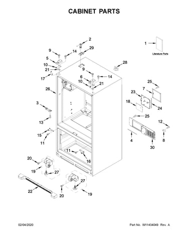 Cabinet parts