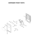 Dispenser front parts