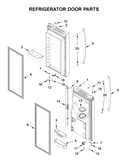 Refrigerator door parts