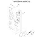 Whirlpool WRS321SDHB04 refrigerator liner parts diagram