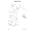 Whirlpool WRF532SNHZ03 cabinet parts diagram