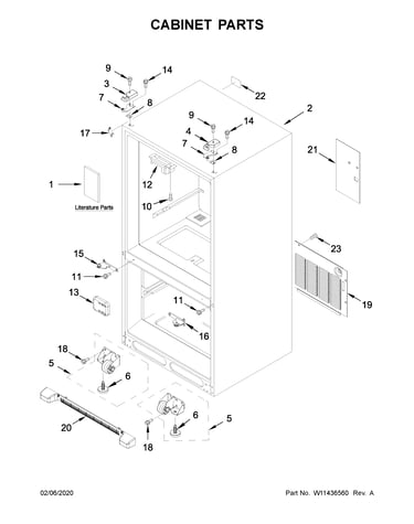 Cabinet parts