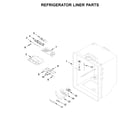 Whirlpool WRF532SNHZ03 refrigerator liner parts diagram