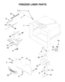 Freezer liner parts