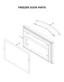 Freezer door parts