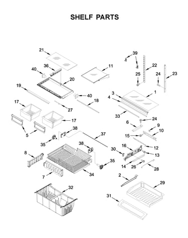Shelf parts