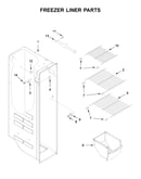 Freezer liner parts