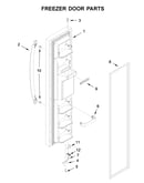 Freezer door parts