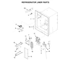 Whirlpool WRF555SDHW02 refrigerator liner parts diagram