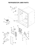 Refrigerator liner parts