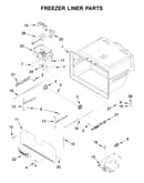 Freezer liner parts