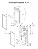 Refrigerator door parts