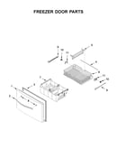 Freezer door parts