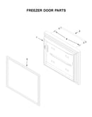 Freezer door parts