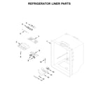 Maytag MBR1957FEZ04 refrigerator liner parts diagram