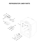 Refrigerator liner parts